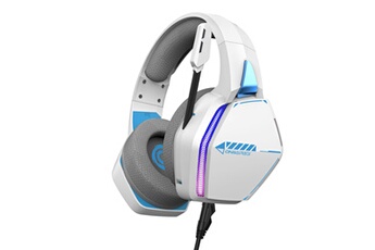 Casque Gaming Filaire Nebula LED pour PS5 PS4 Switch Xbox PC Mac - Blanc et Bleu Bon état N/A reconditionné disponible sur Darty