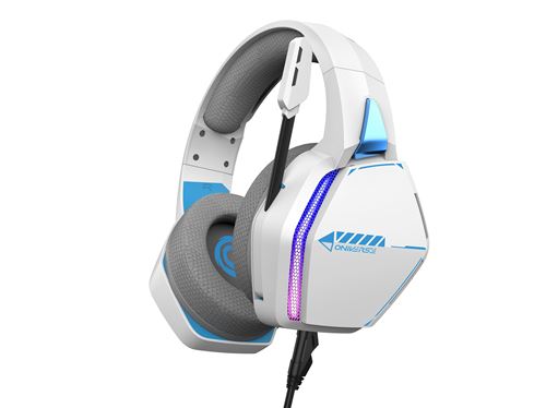 Casque Gaming Filaire Oniverse Nebula LED pour PS5 PS4 Switch Xbox PC Mac - Blanc et Bleu État correct N/A reconditionné disponible sur Fnac
