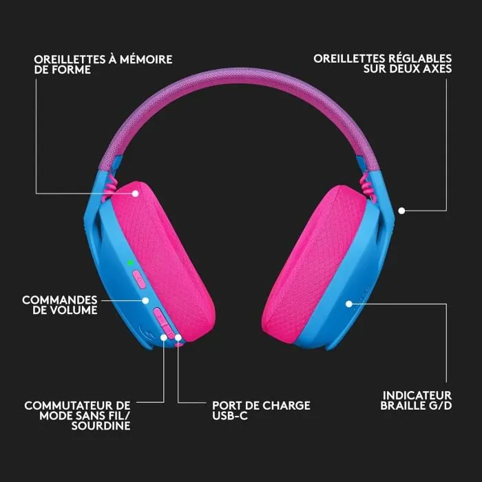 Casque Gaming - LOGITECH G - G435 - LIGHTSPEED & Bluetooth - 18h Autonomie - Bleu Reconditionné - 89,00 € Casque Gaming - LOGITECH G - G435 - LIGHTSPEED & Bluetooth - 18h Autonomie - Bleu Reconditionné Logitech reconditionné disponible sur Cdiscount Seconde Vie