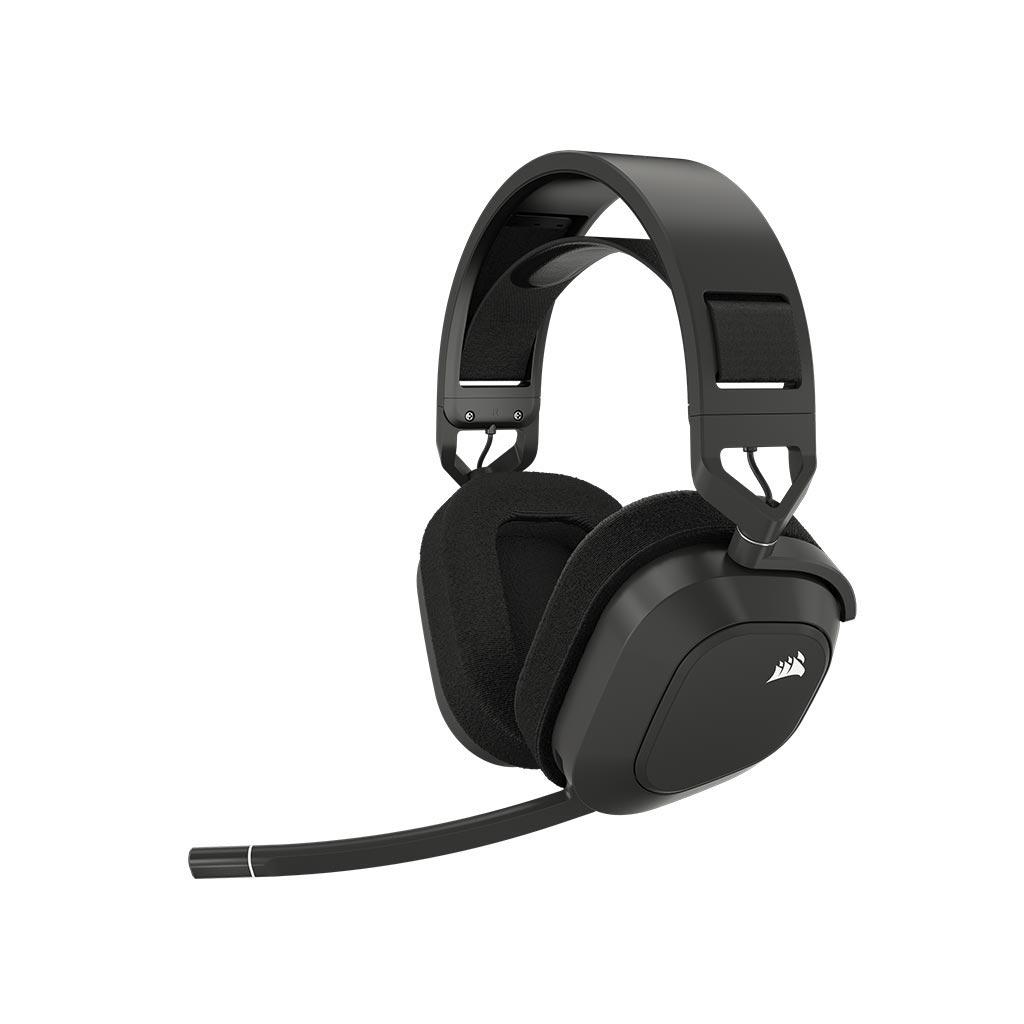 Voir photo 1 de Casque gaming sans fil avec micro Corsair HS80 MAX WIRELESS - Noir | Dero Casque gaming sans fil avec micro Corsair HS80 MAX WIRELESS - Noir Reconditionné Corsair reconditionné | Dero