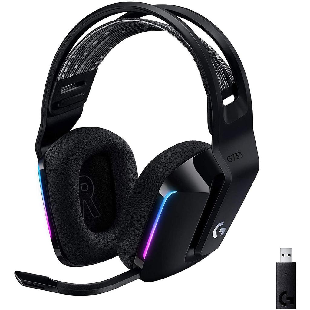 Casque gaming sans fil avec micro Logitech G733 LightSpeed - Noir Reconditionné - 95,00 € Casque gaming sans fil avec micro Logitech G733 LightSpeed - Noir Reconditionné Logitech reconditionné disponible sur Backmarket