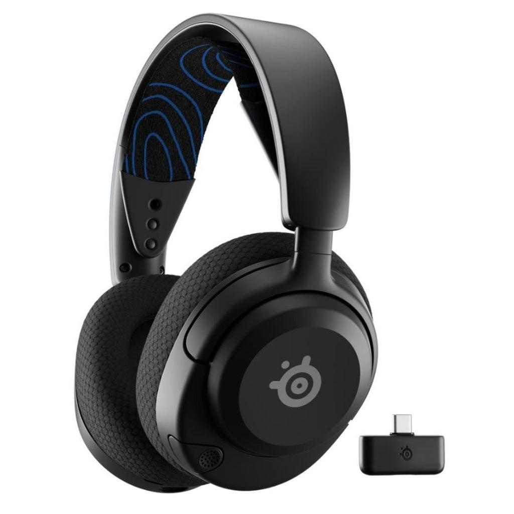 Voir photo 1 de Casque gaming sans fil avec micro Steelseries Arctis Nova 5P - Noir | Dero Casque gaming sans fil avec micro Steelseries Arctis Nova 5P - Noir Reconditionné SteelSeries reconditionné | Dero