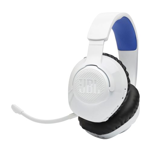Casque gaming sans fil Bluetooth JBL Quantum 360 P pour Playstation Blanc et Bleu État correct reconditionné disponible sur Fnac