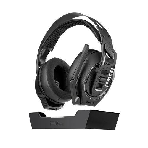 Casque gaming sans fil double connectivité et base de charge Plantronics RIG 900 Max HS Noir pour PS5 Nintendo Switch et PC État correct Plantronics reconditionné disponible sur Fnac
