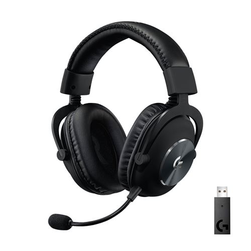 Casque Gaming sans fil Logitech Pro X Lightspeed Noir État correct Logitech reconditionné disponible sur Fnac