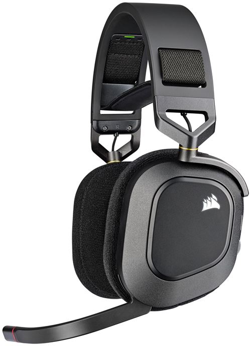 Casque Gaming sans fil Wifi Corsair HS80 RVB Noir carbone État correct Corsair reconditionné disponible sur Fnac