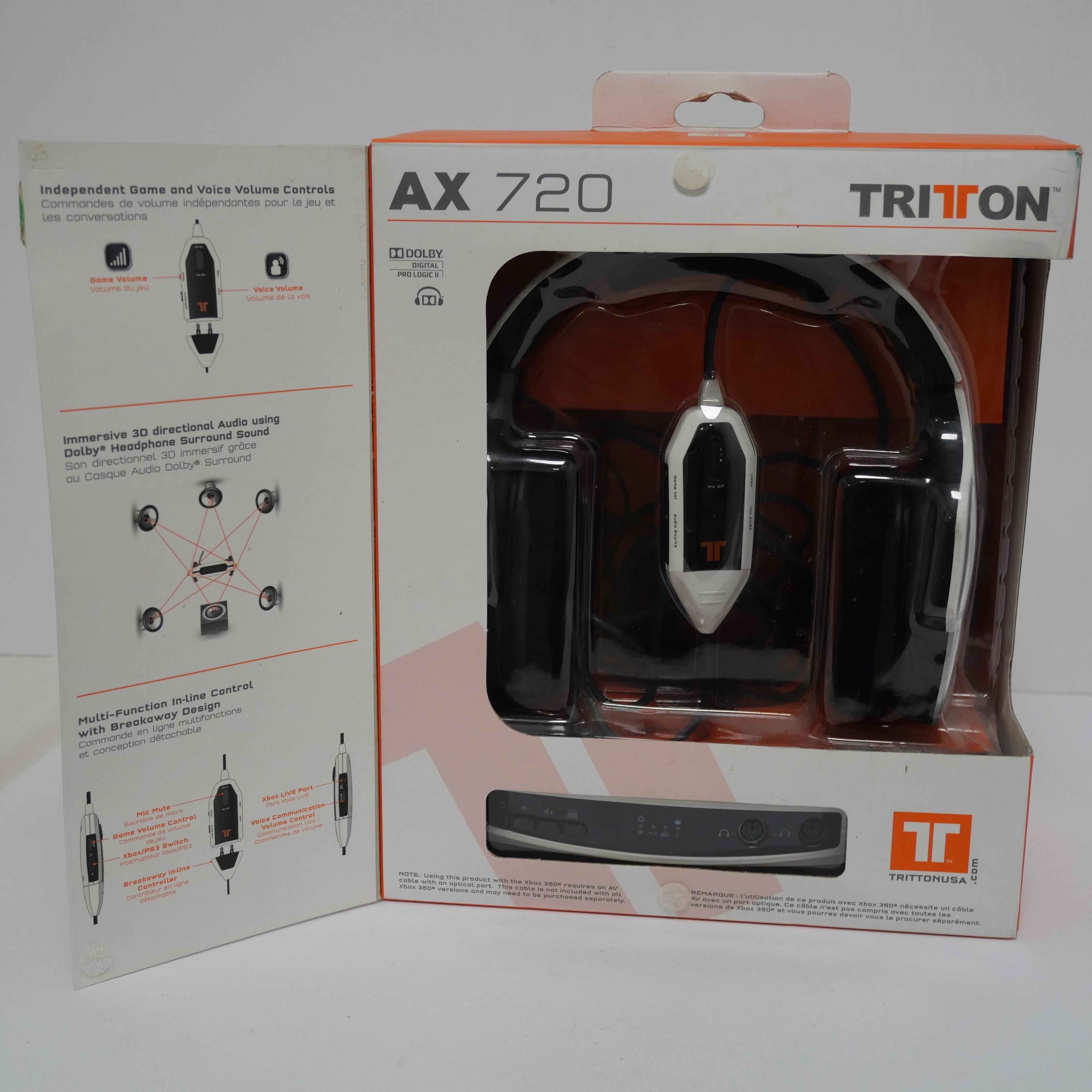 Voir photo 2 de Casque Gaming Tritton AX 720 Surround Dolby (Neuf en boîte) Casque Gaming Tritton AX 720 Surround Dolby (Neuf en boîte) Parfait état reconditionné photo 2