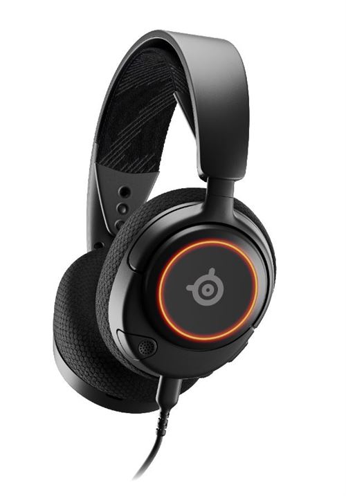 Casque- Micro Gaming filaire SteelSeries Arctis Nova 3 Noir et orange État correct - 72,31 € Casque- Micro Gaming filaire SteelSeries Arctis Nova 3 Noir et orange État correct SteelSeries reconditionné disponible sur Fnac