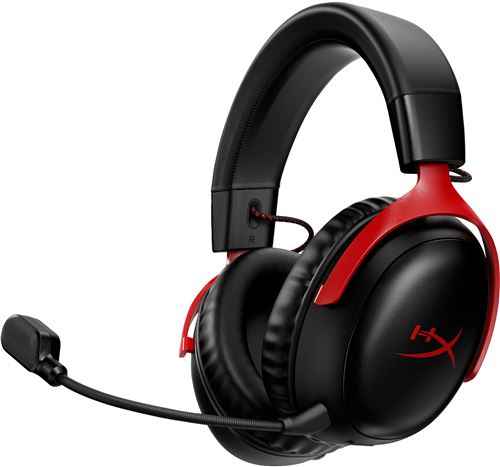Casque PC Gaming sans fil HyperX Cloud III Noir et Rouge État correct HyperX reconditionné disponible sur Fnac