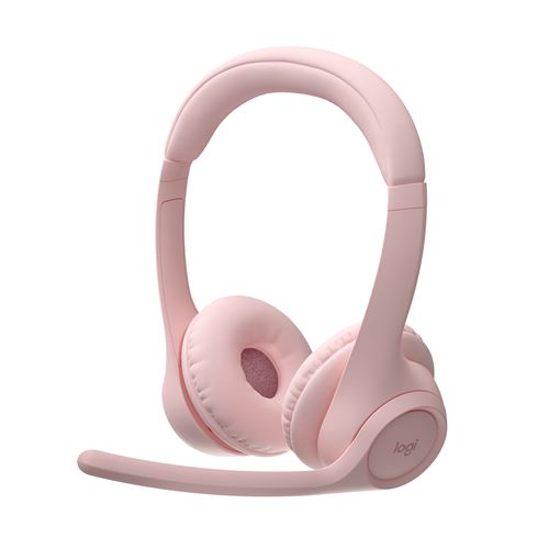 Casque PC sans fil Bluetooth Logitech Zone 300 Rose État correct Logitech reconditionné disponible sur Fnac