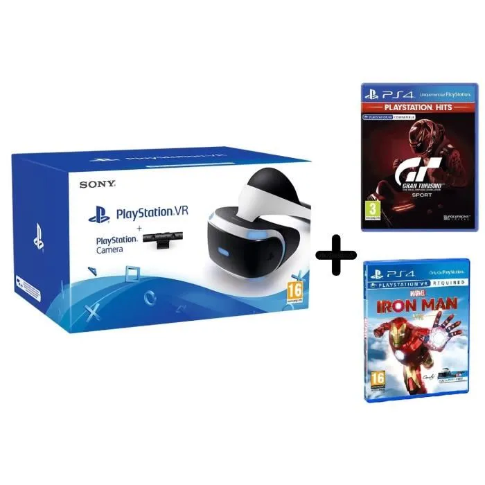 Casque PSVR + IRON MAN + GRAN TURISMO Reconditionné - 349,99 € Casque PSVR + IRON MAN + GRAN TURISMO Reconditionné Sony reconditionné disponible sur Cdiscount Seconde Vie
