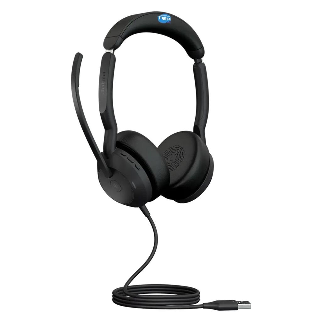 Casque réducteur de bruit avec micro Jabra Evolve 2 50 - Noir Reconditionné Jabra reconditionné disponible sur Backmarket