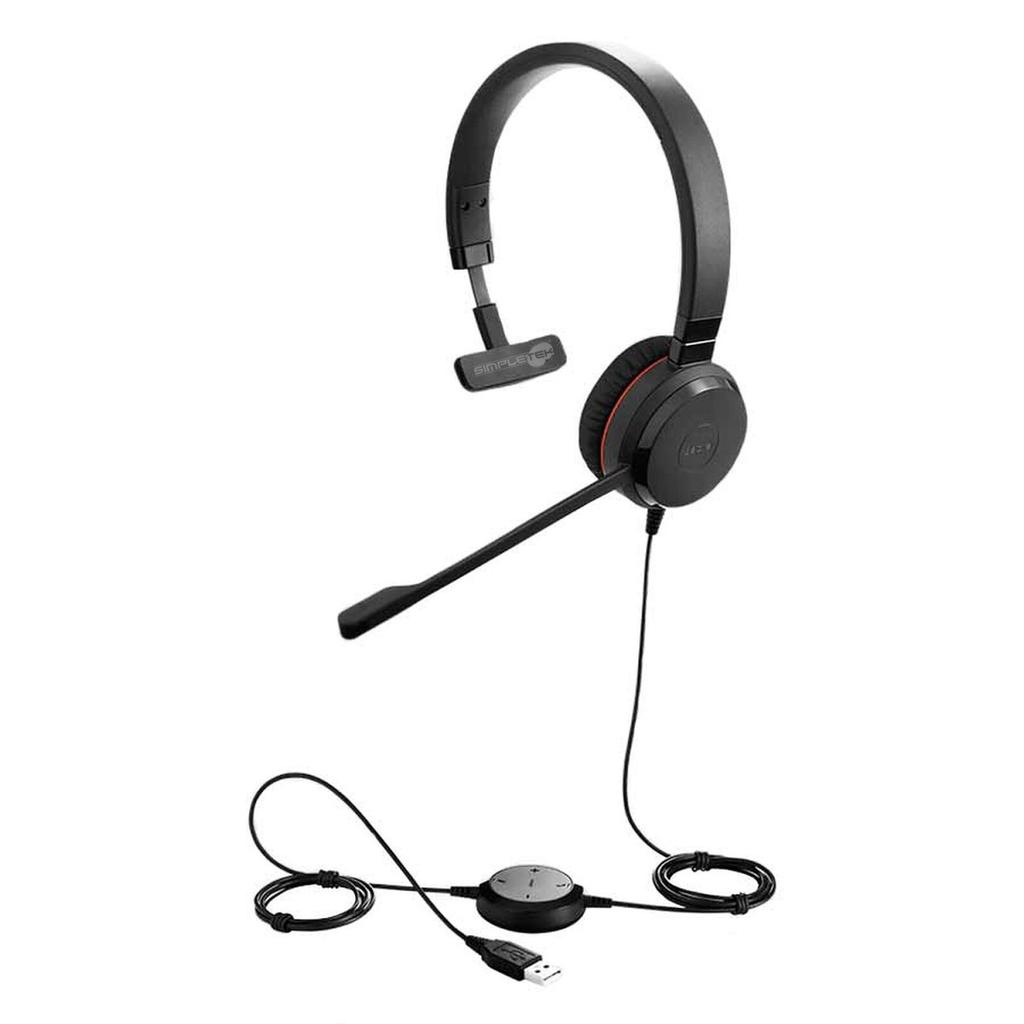 Voir photo 4 de Casque réducteur de bruit avec micro Jabra Evolve 30 II Mono - Noir | Dero Casque réducteur de bruit avec micro Jabra Evolve 30 II Mono - Noir Reconditionné Jabra reconditionné photo 4 | Dero