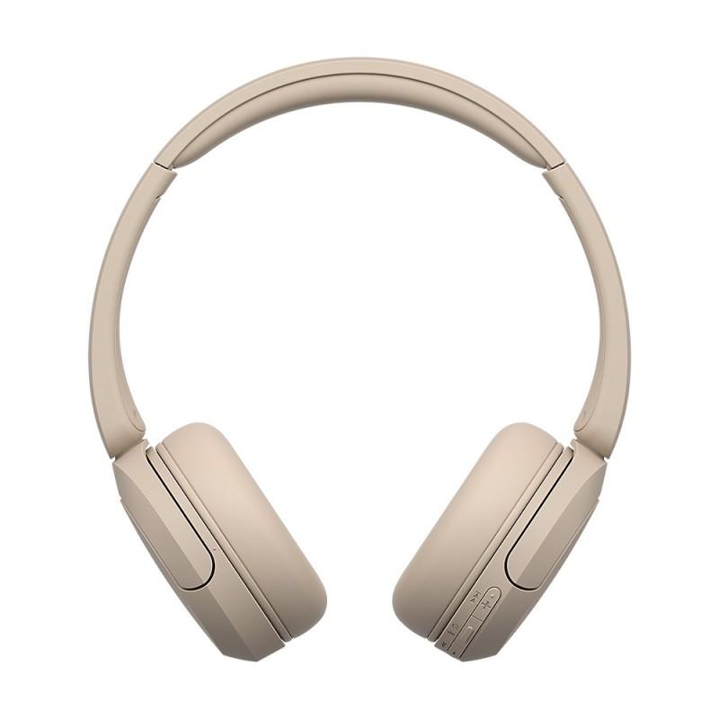 Voir photo 2 de Casque réducteur de bruit avec micro Sony WH-CH520 - Crème | Dero Casque réducteur de bruit avec micro Sony WH-CH520 - Crème Reconditionné Sony reconditionné photo 2 | Dero