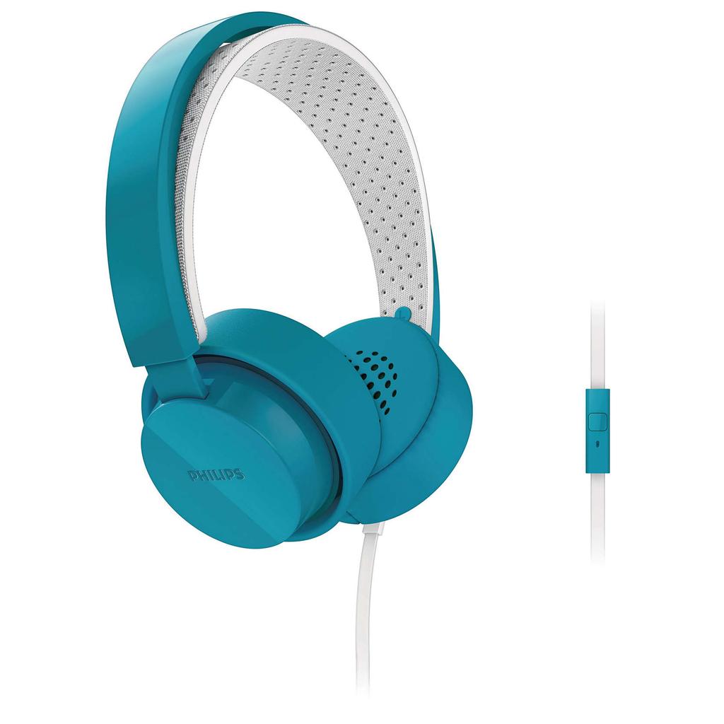 Voir photo 2 de Casque réducteur de bruit filaire avec micro Philips CitiScape Shibuya SHL5205BL /10 - Bleu | Dero Casque réducteur de bruit filaire avec micro Philips CitiScape Shibuya SHL5205BL /10 - Bleu Reconditionné Philips reconditionné photo 2 | Dero