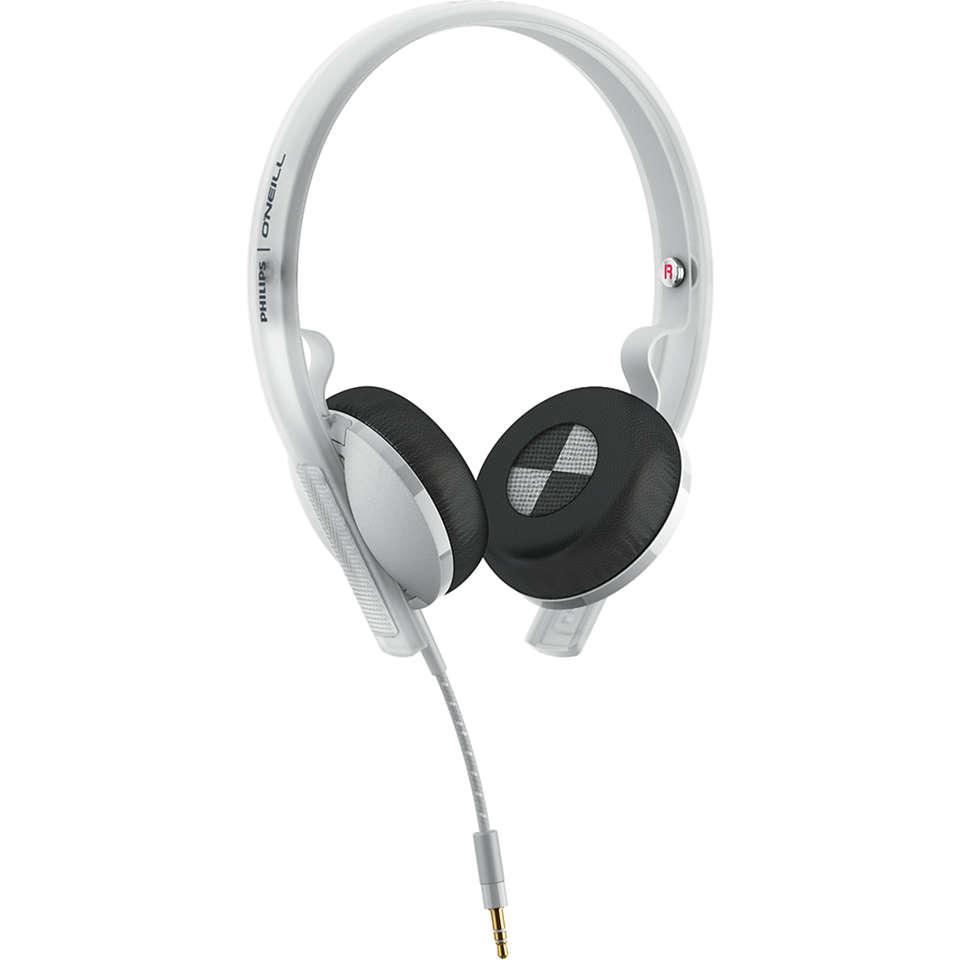 Voir photo 2 de Casque réducteur de bruit filaire Philips SHO4200WG/10 - Gris | Dero Casque réducteur de bruit filaire Philips SHO4200WG/10 - Gris Reconditionné Philips reconditionné photo 2 | Dero