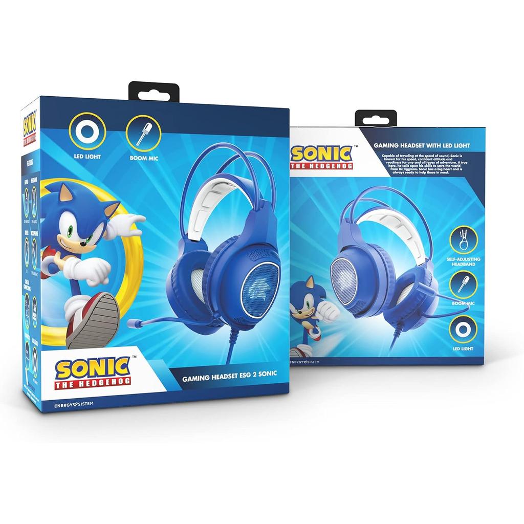 Casque réducteur de bruit gaming filaire avec micro Energy Sistem ESG 2 Sonic - Bleu/Blanc Reconditionné Energy Sistem reconditionné photo 6 | Dero