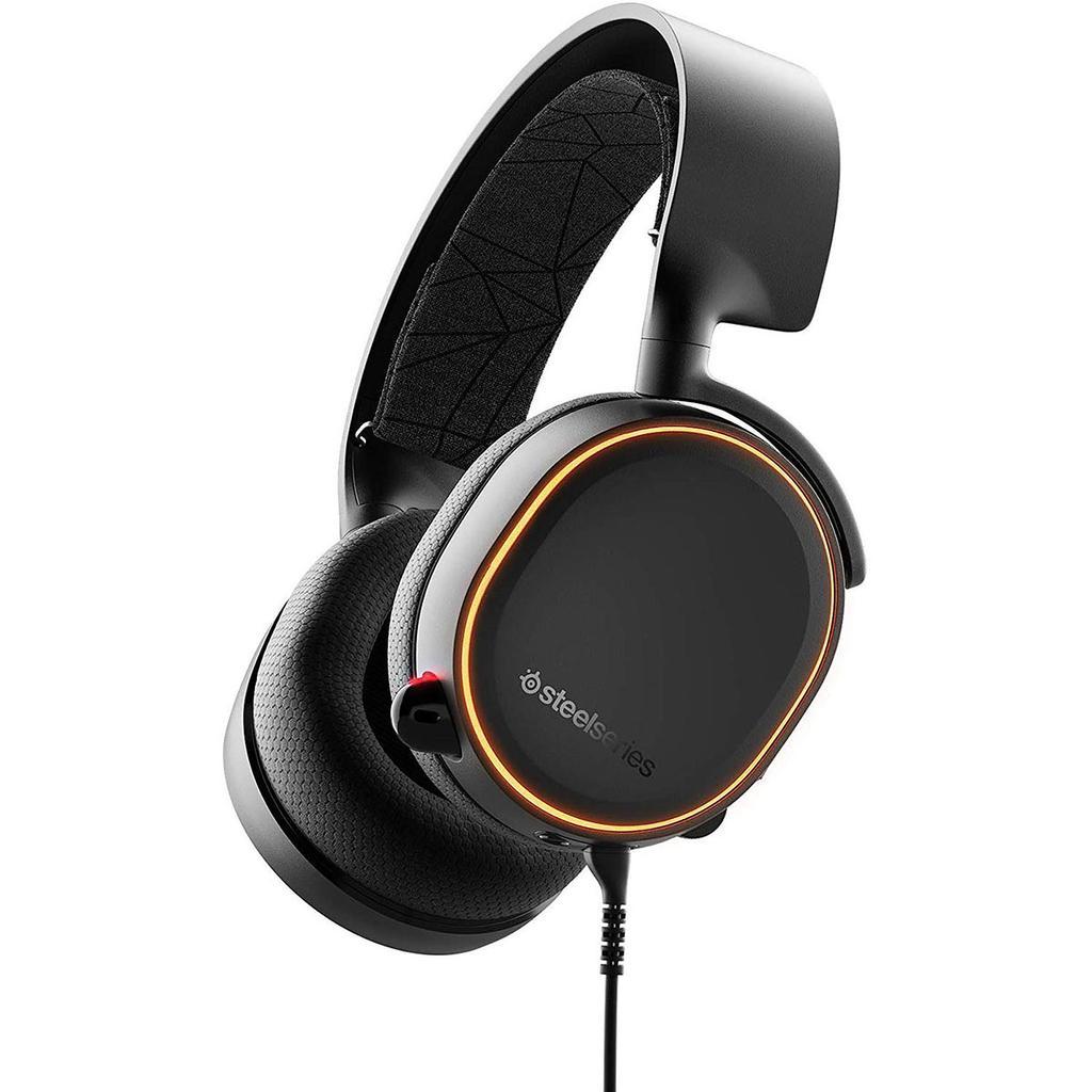 Casque réducteur de bruit gaming filaire avec micro Steelseries Arctis 5 - Noir Reconditionné SteelSeries reconditionné disponible sur Backmarket