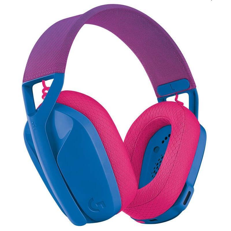 Casque réducteur de bruit gaming filaire + sans fil avec micro Logitech G435 - Bleu Reconditionné Logitech reconditionné photo 2 | Dero