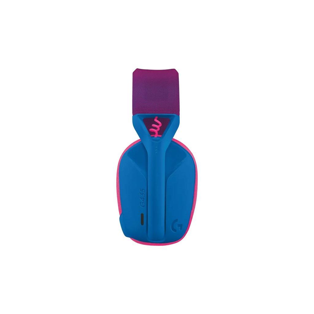 Casque réducteur de bruit gaming filaire + sans fil avec micro Logitech G435 - Bleu Reconditionné Logitech reconditionné photo 3 | Dero
