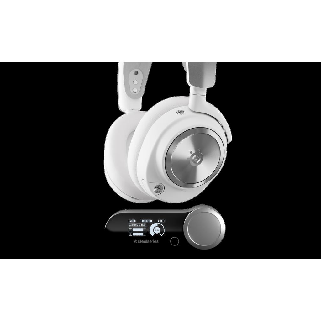 Acheter Casque réducteur de bruit gaming sans fil avec micro Steelseries ARCTIS NOVA PRO - Blanc Reconditionné - 299,00 € Casque réducteur de bruit gaming sans fil avec micro Steelseries ARCTIS NOVA PRO - Blanc Reconditionné SteelSeries reconditionné disponible sur Backmarket