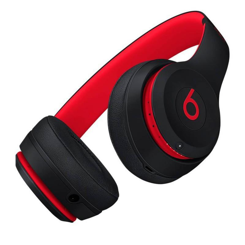 Casque réducteur de bruit sans fil avec micro Beats By Dr. Dre Solo 3 - Noir/Rouge Reconditionné Beats by Dre reconditionné disponible sur Backmarket