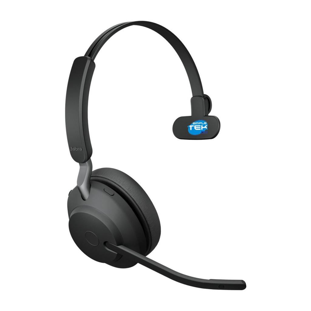 Acheter Casque réducteur de bruit sans fil avec micro Jabra Evolve2 65 MS Mono - Noir Reconditionné - 311,00 € | Dero Casque réducteur de bruit sans fil avec micro Jabra Evolve2 65 MS Mono - Noir Reconditionné Jabra reconditionné disponible sur Backmarket | Dero