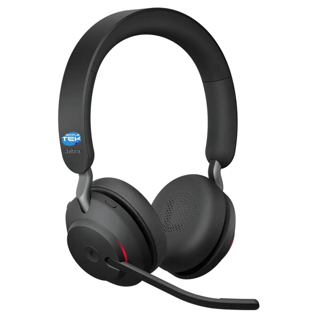 Voir photo 2 de Casque réducteur de bruit sans fil avec micro Jabra Evolve2 65 MS - Noir | Dero Casque réducteur de bruit sans fil avec micro Jabra Evolve2 65 MS - Noir Reconditionné Jabra reconditionné photo 2 | Dero