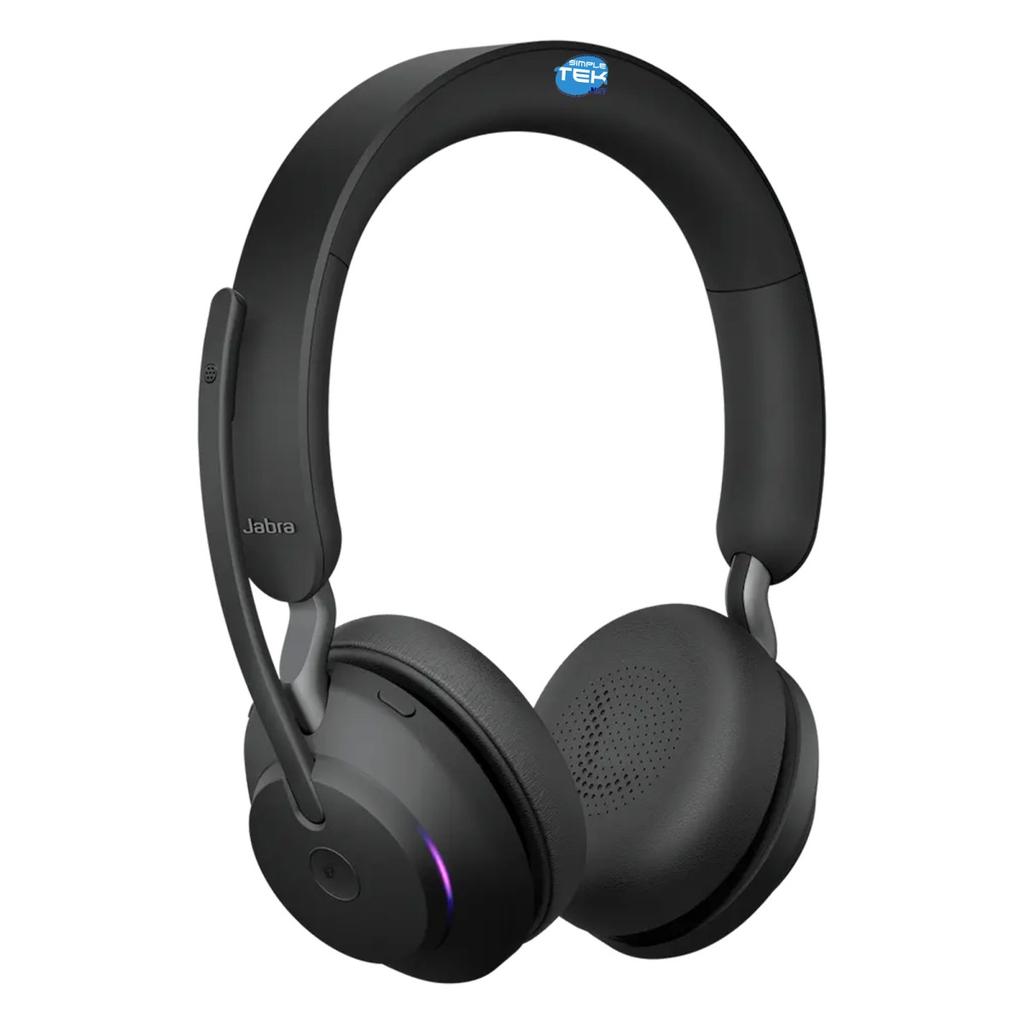 Voir photo 4 de Casque réducteur de bruit sans fil avec micro Jabra Evolve2 65 MS - Noir | Dero Casque réducteur de bruit sans fil avec micro Jabra Evolve2 65 MS - Noir Reconditionné Jabra reconditionné photo 4 | Dero