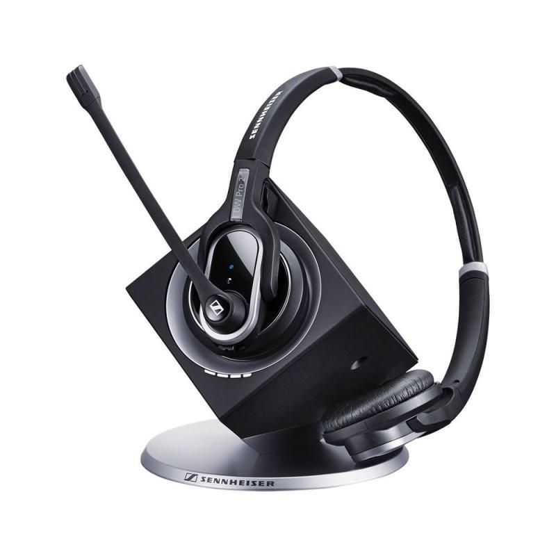 Casque réducteur de bruit sans fil avec micro Sennheiser DW Pro2 ML DW 30 ML - Noir/Gris Reconditionné Sennheiser reconditionné disponible sur Backmarket