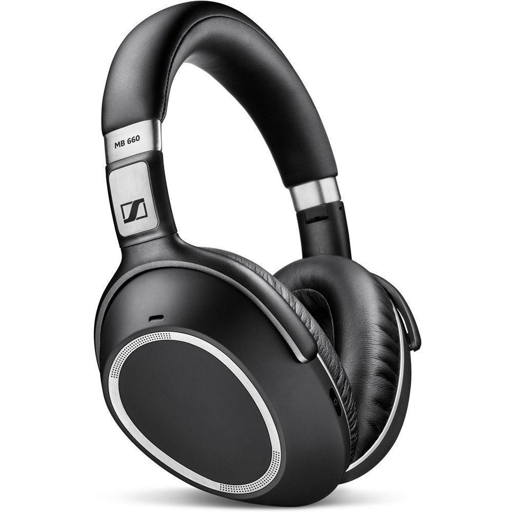 Voir photo 1 de Casque réducteur de bruit sans fil avec micro Sennheiser MB 660 - Noir | Dero Casque réducteur de bruit sans fil avec micro Sennheiser MB 660 - Noir Reconditionné Sennheiser reconditionné | Dero