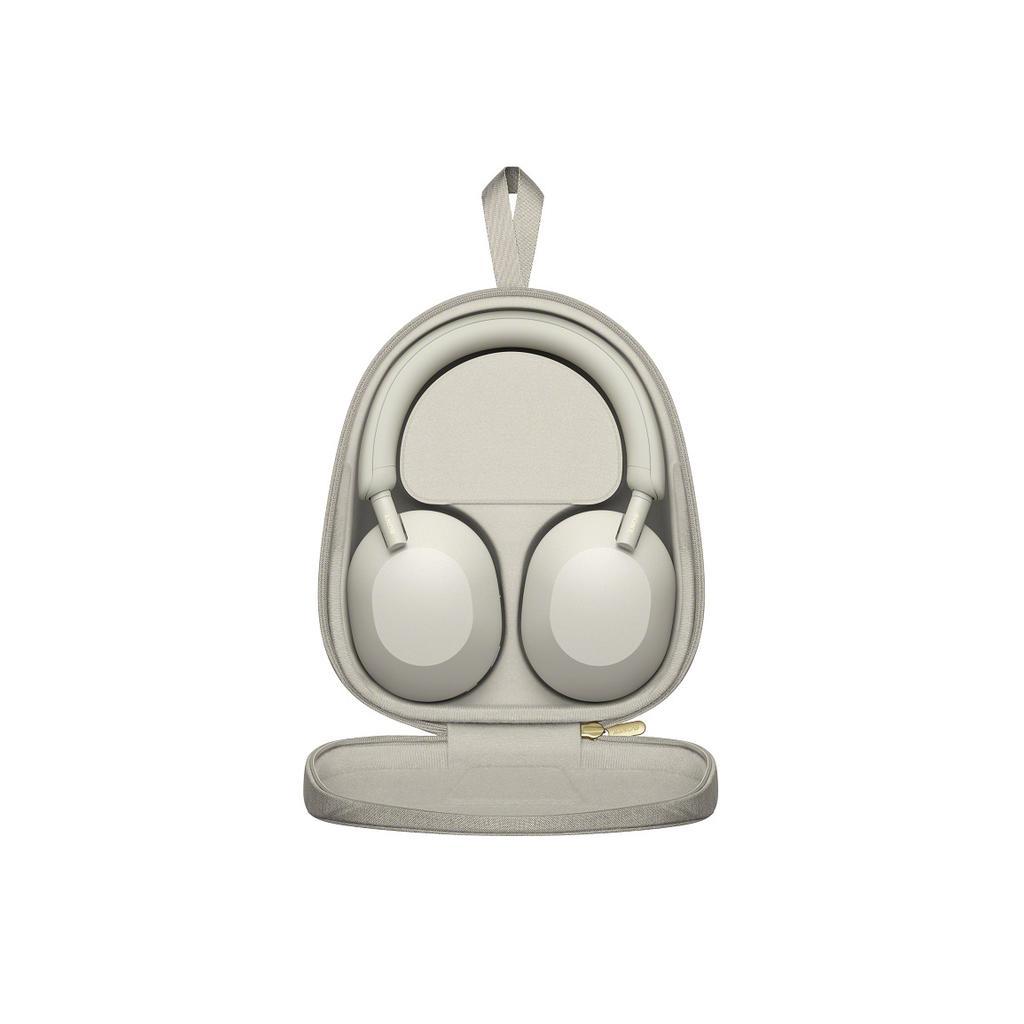 Voir photo 2 de Casque réducteur de bruit sans fil avec micro Sony WH-1000XM5 - Argent | Dero Casque réducteur de bruit sans fil avec micro Sony WH-1000XM5 - Argent Reconditionné Sony reconditionné photo 2 | Dero