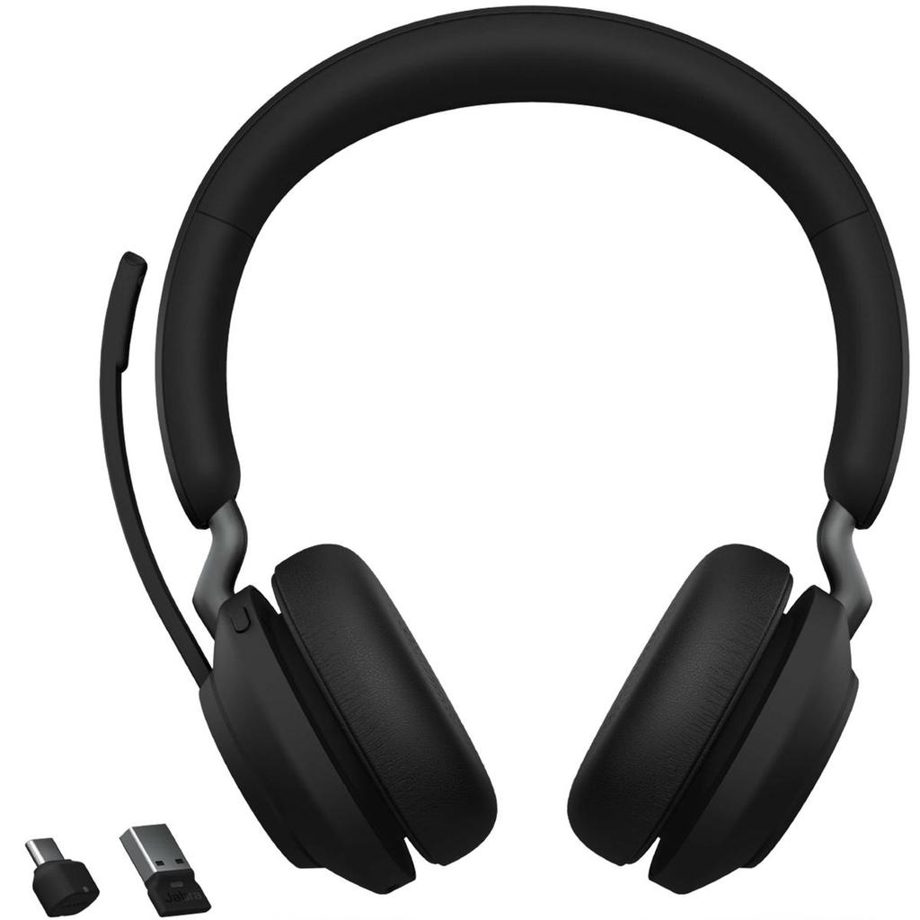 Voir photo 2 de Casque sans fil avec micro Jabra Evolve2 - | Dero Casque sans fil avec micro Jabra Evolve2 - Reconditionné Jabra reconditionné photo 2 | Dero