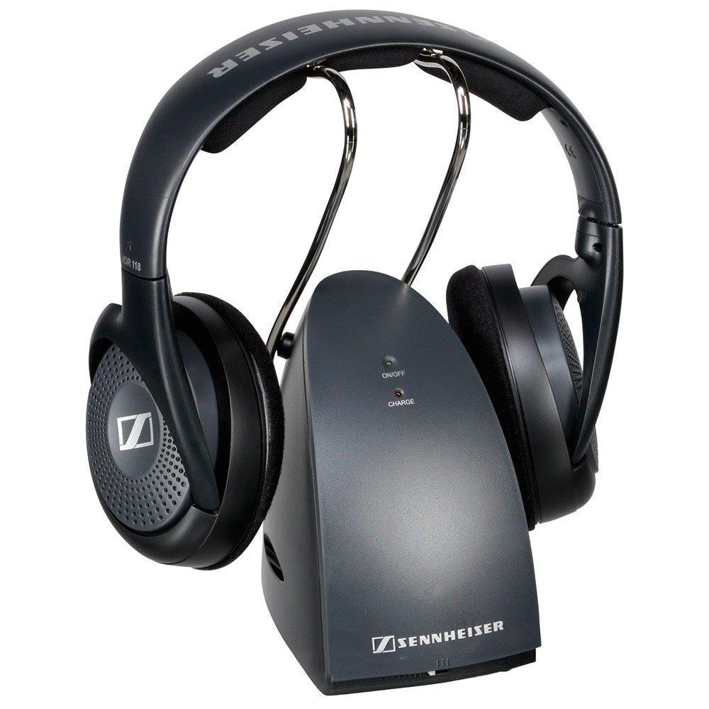 Voir photo 2 de Casque sans fil avec micro Sennheiser RS118-8 - Noir | Dero Casque sans fil avec micro Sennheiser RS118-8 - Noir Reconditionné Sennheiser reconditionné photo 2 | Dero