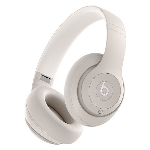 Casque sans fil Bluetooth Beats Studio Pro avec réduction de bruit active Sable État correct Beats reconditionné disponible sur Fnac