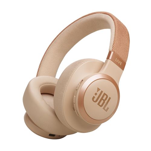 Casque sans fil circum-auriculaire JBL Live 770 NC à reduction de bruit adaptative Rose État correct JBL reconditionné disponible sur Fnac