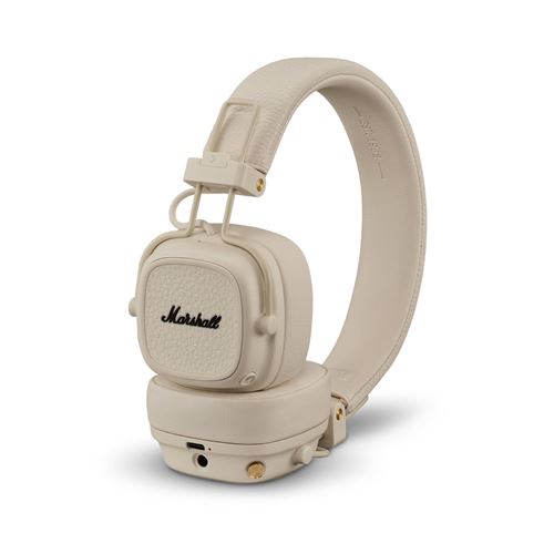 Casque sans fil supra-auriculaire Marshall Major V Bluetooth Beige État correct Marshall reconditionné disponible sur Fnac