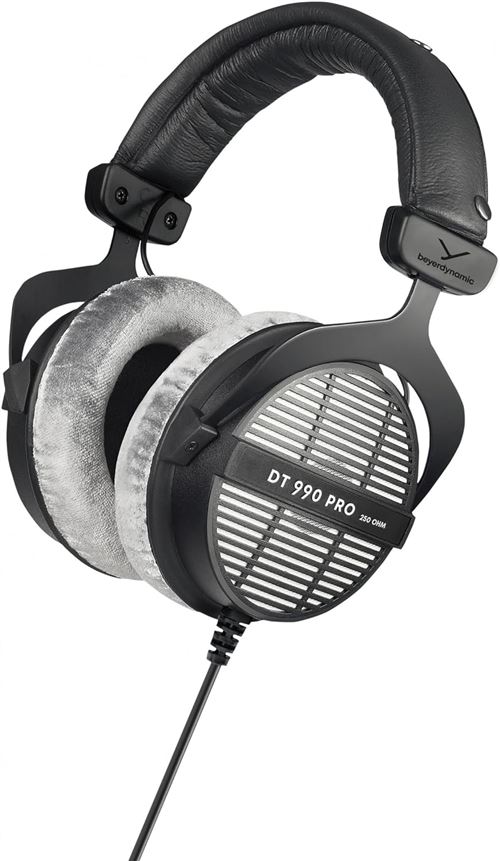 Casque stéréo ouvert Beyerdynamic DT990PRO Noir et Gris État correct Beyerdynamic reconditionné disponible sur Fnac