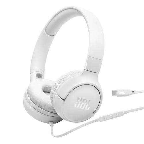 Casque supra-auriculaire filaire JBL Tune 520C Blanc État correct JBL reconditionné disponible sur Fnac