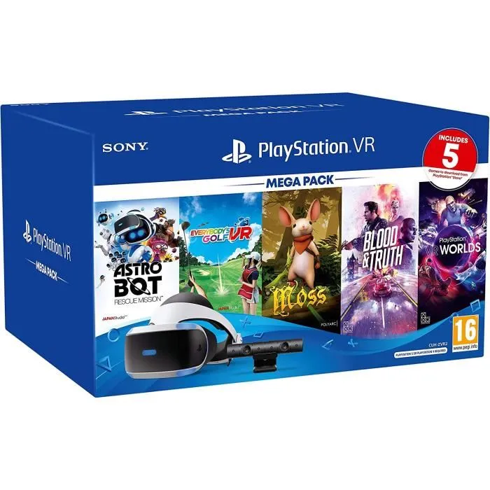 Acheter Casque VR - PlayStation - Mega Pack - Blanc - PS4 - Ajustement parfait Reconditionné - 399,99 € Casque VR - PlayStation - Mega Pack - Blanc - PS4 - Ajustement parfait Reconditionné PlayStation reconditionné disponible sur Cdiscount Seconde Vie