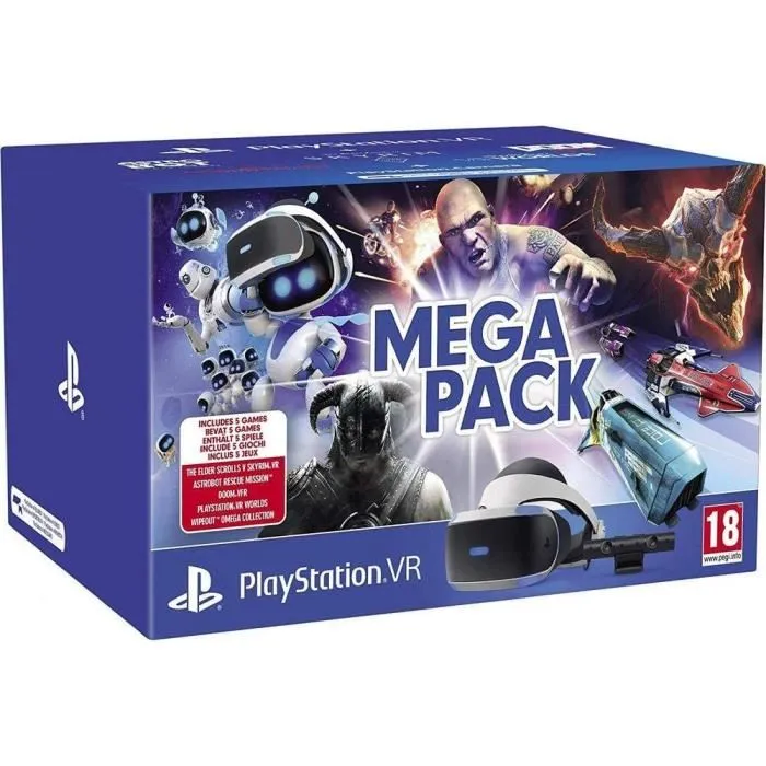Casque VR - Sony - PlayStation VR Mega Pack - 5 jeux inclus - Compatible PS4 - Accessoires fournis Reconditionné - 399,99 € Casque VR - Sony - PlayStation VR Mega Pack - 5 jeux inclus - Compatible PS4 - Accessoires fournis Reconditionné PlayStation reconditionné disponible sur Cdiscount Seconde Vie