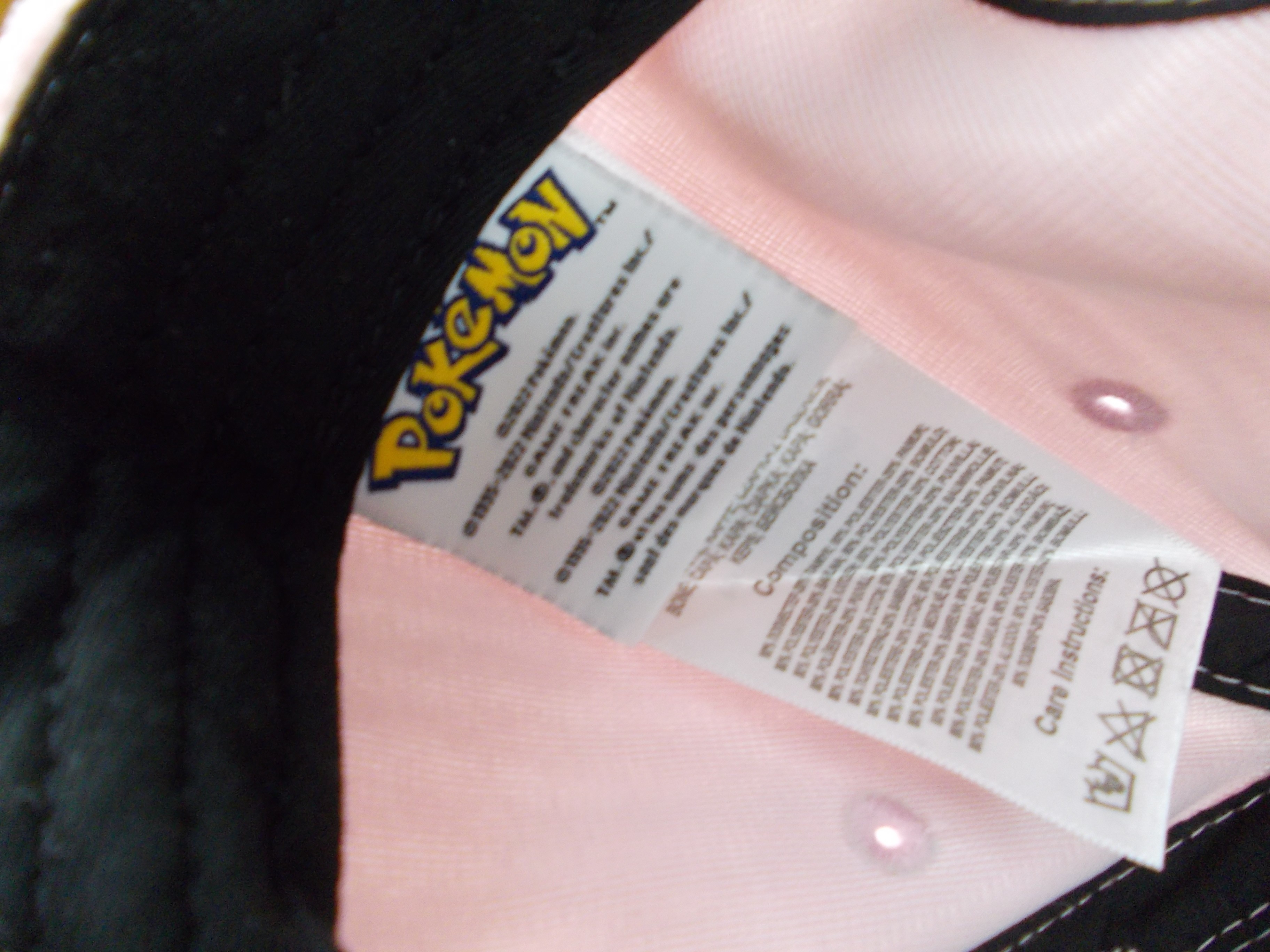 Voir photo 4 de Casquette Pokémon Ramoloss en rose Casquette Pokémon Ramoloss en rose Parfait état reconditionné photo 4