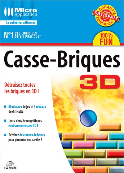 Casse Brique 3D État correct - 13,00 € Casse Brique 3D État correct reconditionné disponible sur Fnac