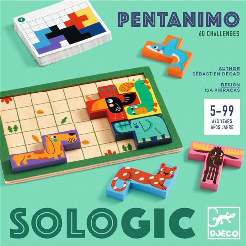 Casse-tête Djeco Sologic Pentanimo État correct - 14,99 € Casse-tête Djeco Sologic Pentanimo État correct reconditionné disponible sur Fnac