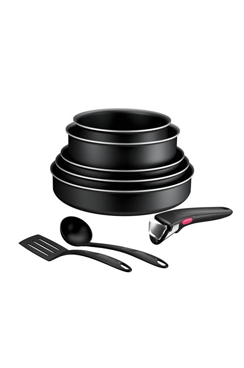 Casserolies Tefal Ingenio Lot 8 pieces Generous Cook L3129802 Noir État correct - 97,99 € Casserolies Tefal Ingenio Lot 8 pieces Generous Cook L3129802 Noir État correct Tefal reconditionné disponible sur Fnac