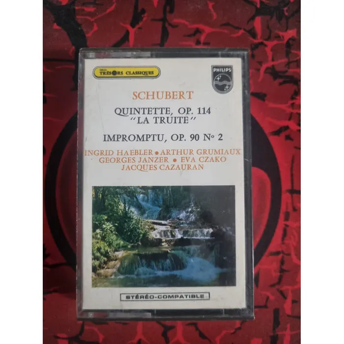 Cassette Audio – Schubert – Quintette “La Truite” Op. 114 & Impromptu Op. 90 n°2 – Philips – Classique Reconditionné Philips reconditionné disponible sur Cdiscount Seconde Vie | Dero