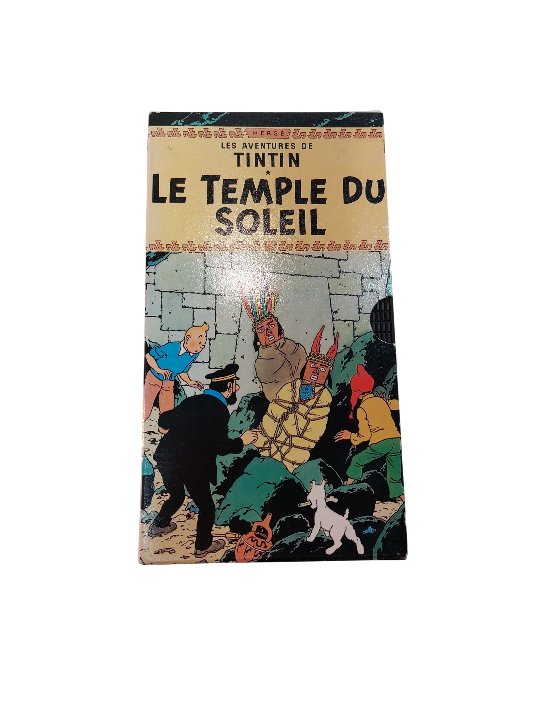 Cassette Tintin Le Temple du Soleil Très bon état - 12,00 € Cassette Tintin Le Temple du Soleil Très bon état reconditionné disponible sur Label Emmaüs