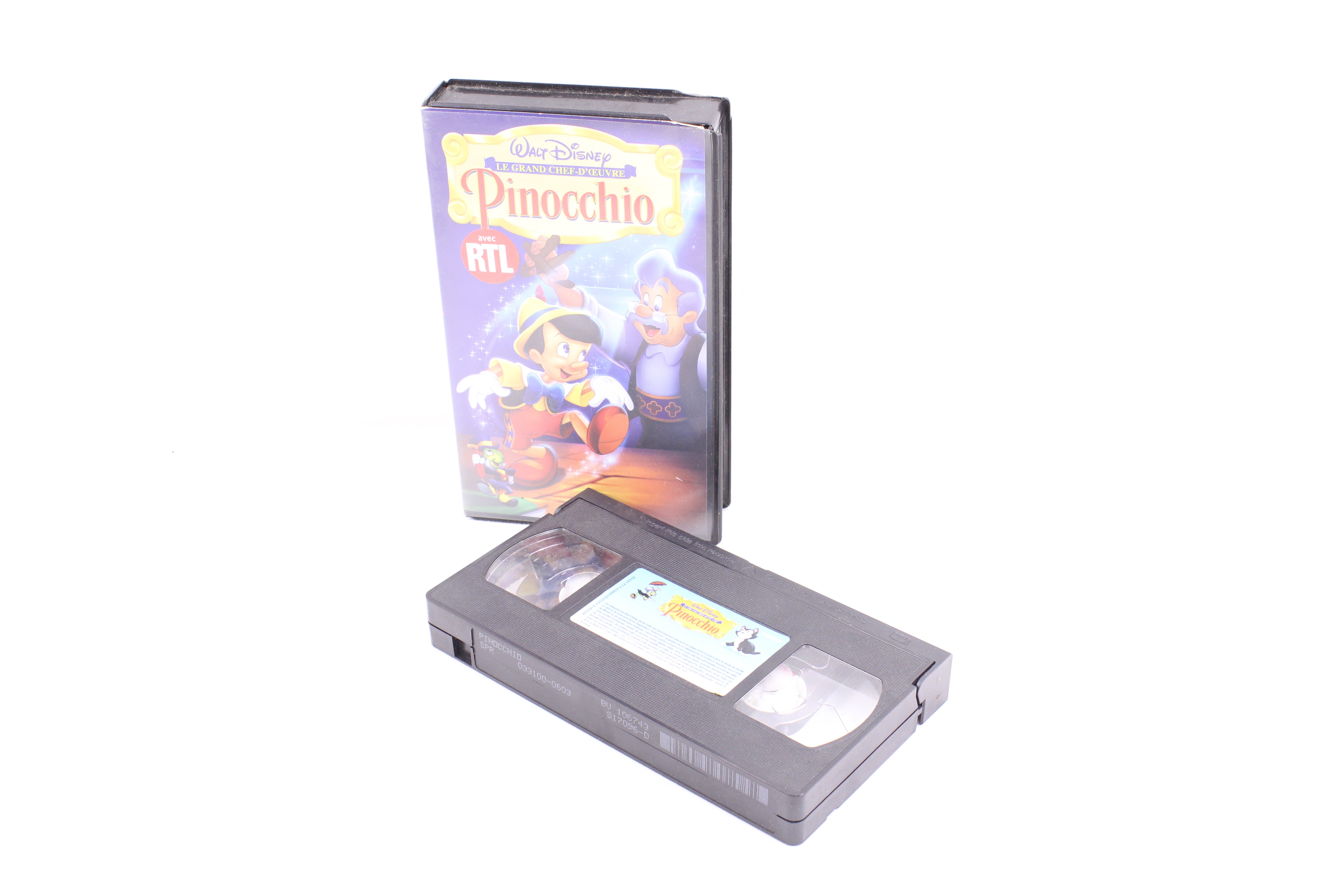 Voir photo 2 de Cassette VHS / Pinocchio - Walt Disney Cassette VHS / Pinocchio - Walt Disney Bon état reconditionné photo 2