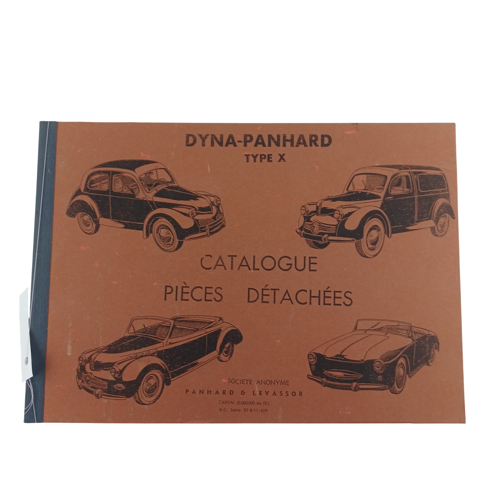 Acheter Catalogue pièces détachées de Dyna-Panhard type X de la société anonyme Panhard & Levassor Très bon état - 30,00 € Catalogue pièces détachées de Dyna-Panhard type X de la société anonyme Panhard & Levassor Très bon état reconditionné disponible sur Label Emmaüs