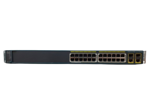 Voir photo 2 de Catalyst 2960-24PC-L 24 ports PoE 10/100BASE-TX et 2 ports double usage | Dero Catalyst 2960-24PC-L 24 ports PoE 10/100BASE-TX et 2 ports double usage Bon état reconditionné photo 2 | Dero